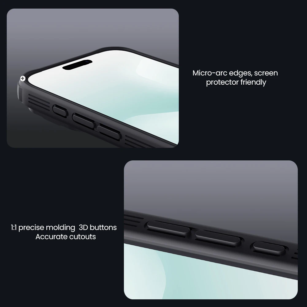 Für iPhone 17 Pro Max Hülle NILLKIN Fitted Case Camshield Schutzhülle Linsenschutz Abdeckung PC+TPU – Detail 12