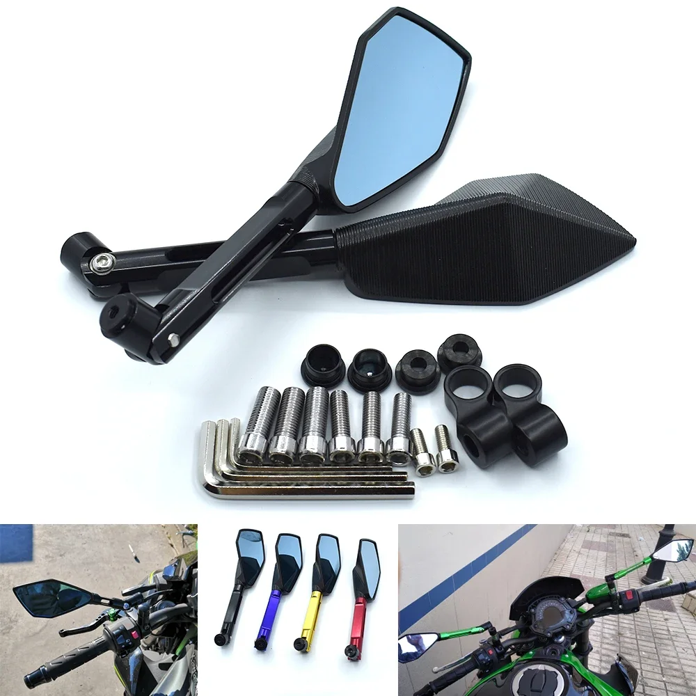 

Universal 8mm 10mm motorcycle CNC aluminum alloy rear view mirror For YAMAHA MT-01 MT-03 MT-07 MT-09 FZ-07 FZ-09 MT-10 MT-25 FZ1