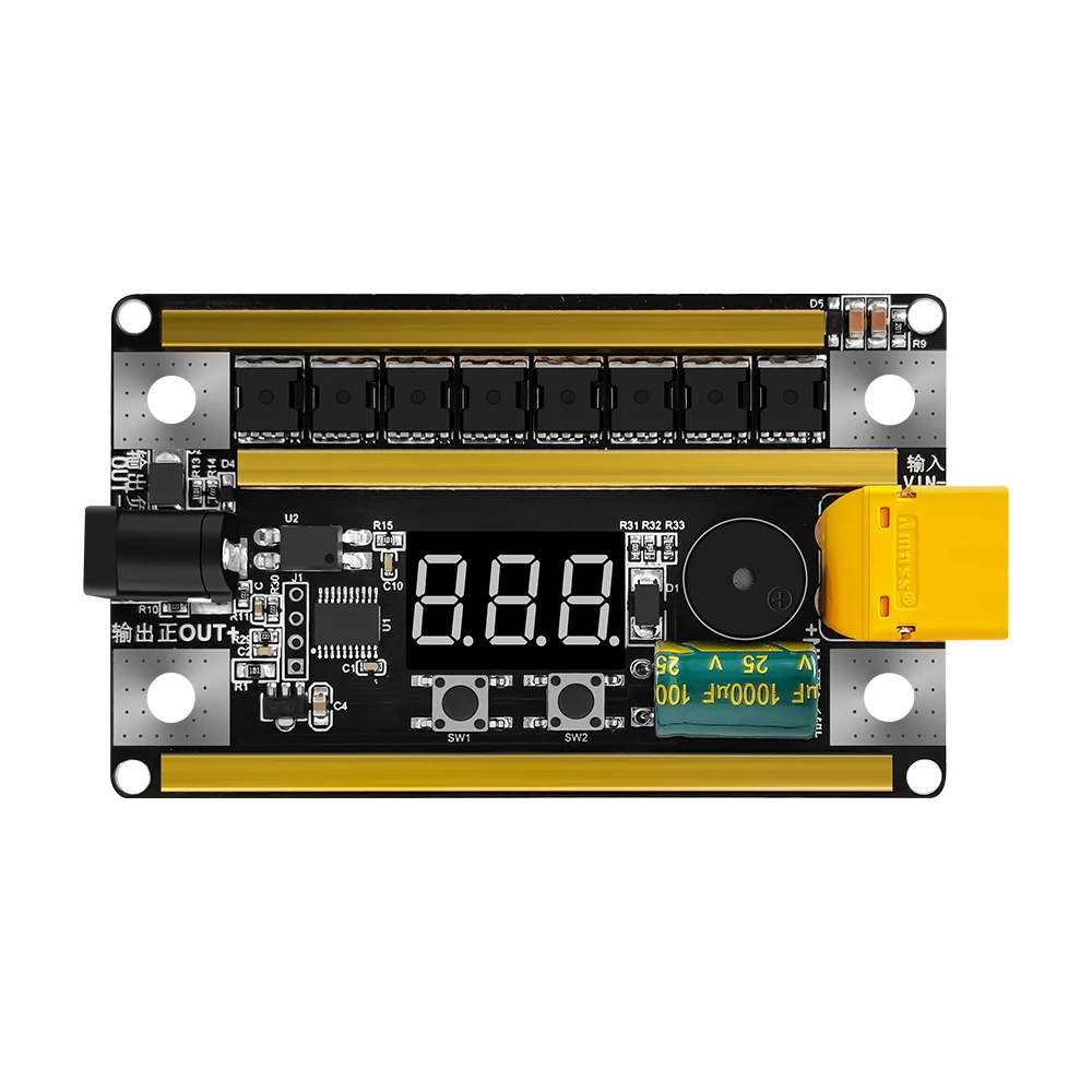 GX591 Spot Welding Machine Control Board DIY Spot Welder Set for 0.1-0.2mm Nickel Sheet Hydride 18650 Lithium Battery Welding 2