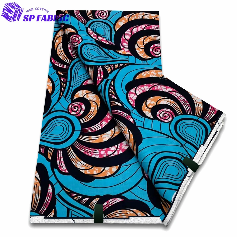 

Африканская восковая ткань 100%, оригинальная супер ткань, 6 ярдов, нигерийская ткань, квадратная ткань, Голландская ткань для свадебных фотографий