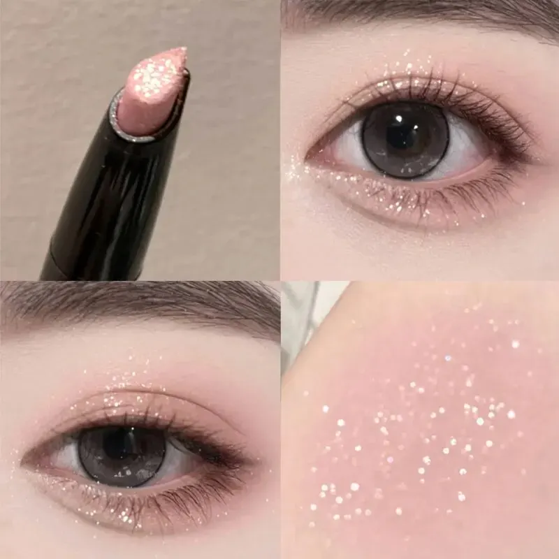 HERORANGEHR315 Crushed Diamond Ice Diamond Sleeper Silkworm Pen Brightening and Embellishing Eyes for Exquisite Makeup makeup pen