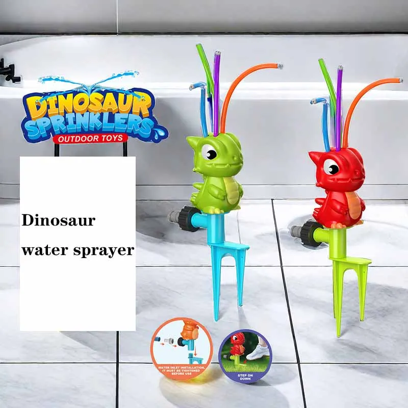 

New Cute Rotating Dinosaur Water Sprayer Toys Summer Children's Sports Garden Lawn Water Play Toys Parent-child Interactive Toys