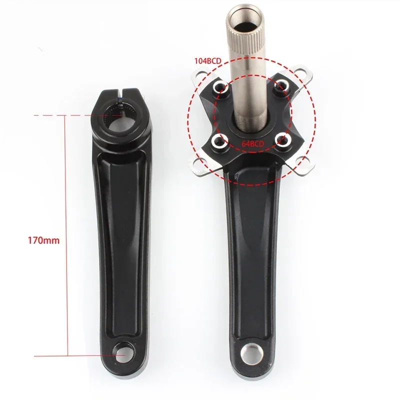 SLX XT 104/64 BCD Bicycle Crankset 3*9S 3*10S MTB Crankset 170mm - Main Image