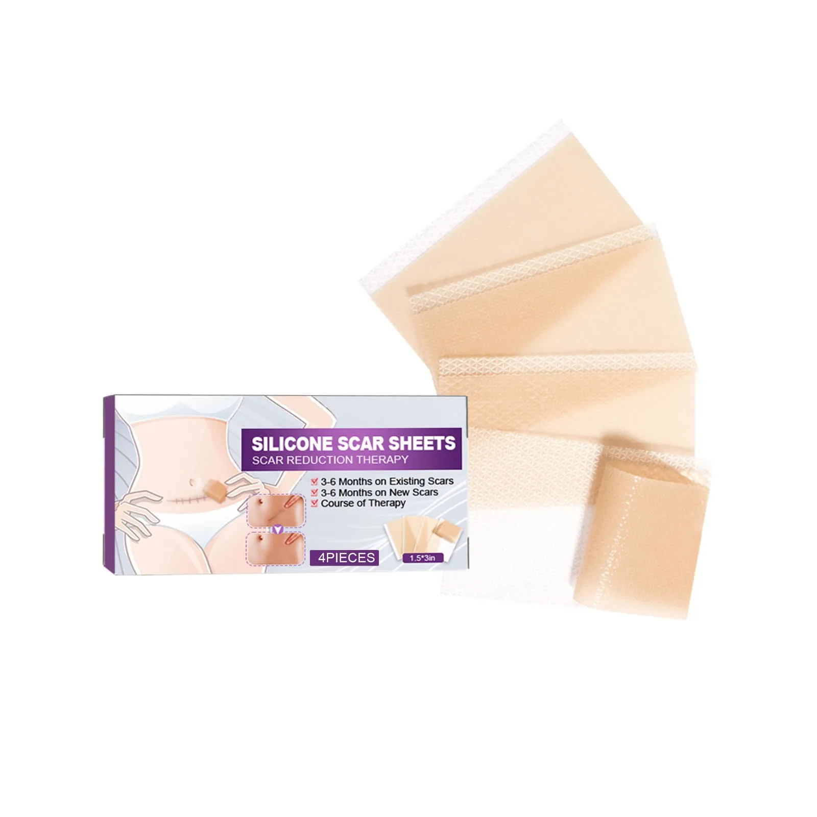 Fade C-section Smooth Body Skin Silicone Skin Care Patch