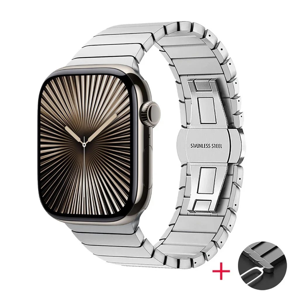 Elegant Metal Watch Band Bracelet Strap