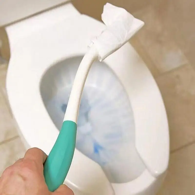 Non-slip Long Handle Tissue Grip Replace Finger Wiping Handle Bottom Wiper Toilet Paper Tissue Self Wipe Aid Motion Assistance bathroom accessories tissue grip aid