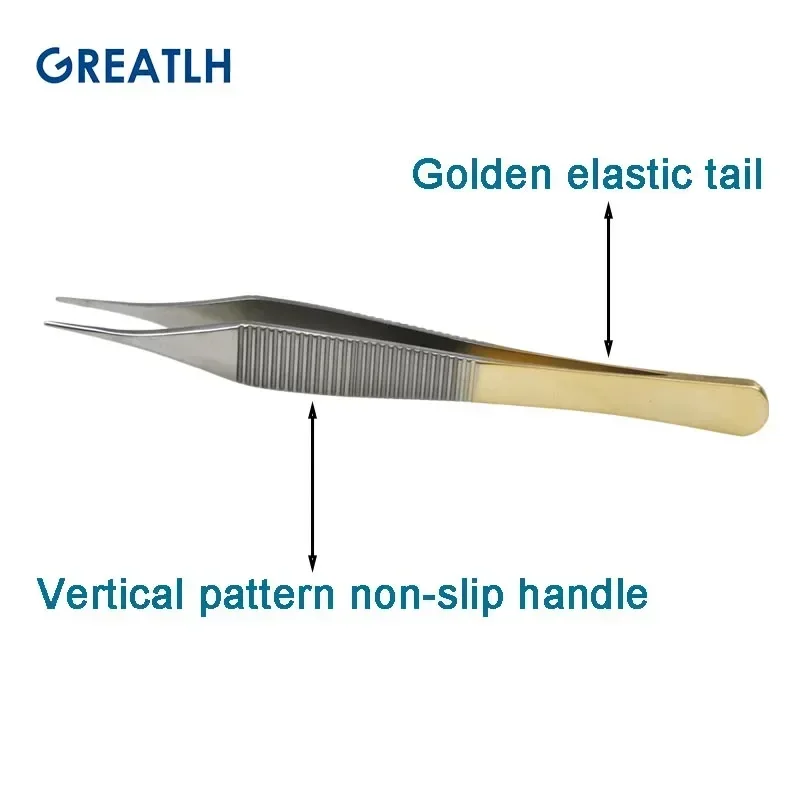 Ophthalmic Surgical Instruments Autoclavable Stainless Steel Tissue Forceps