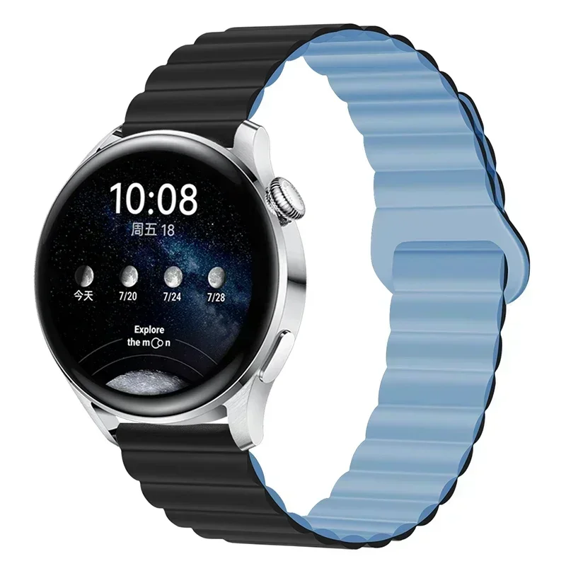 Magnetic Loop Silicone Watchband Strap