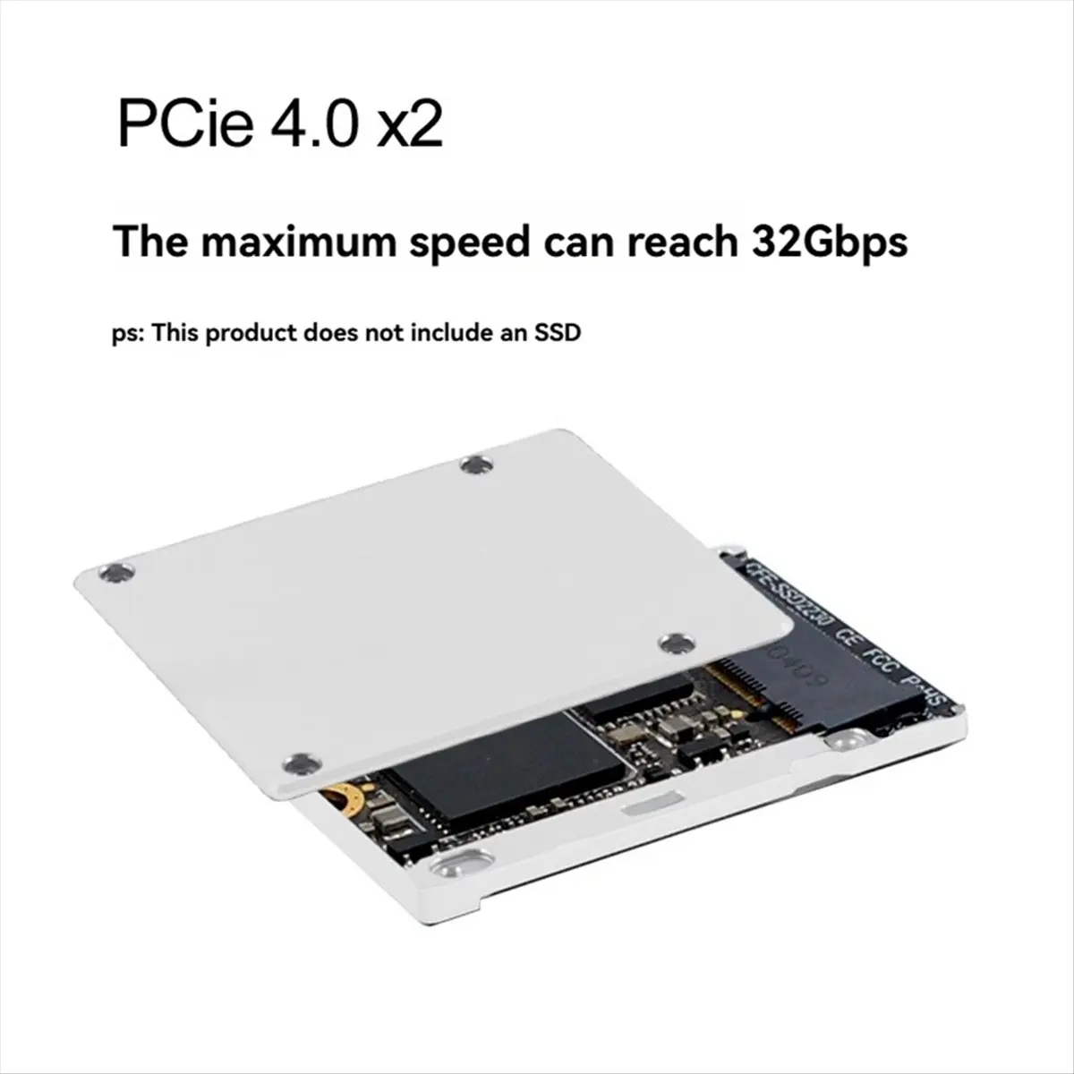 A10R M.2 NVME 2230 어댑터 카드 M.2 SSD 2230용 M.2 NVME 확장 지원-CFExpress Type-B 어댑터 카드 변환기