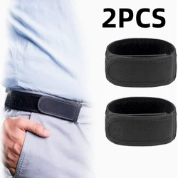 Ultra - Soft Elastic Waist Belt - Buckle - Free, Stylish, and Comfortable Unisex Accessory - L (2pcs)