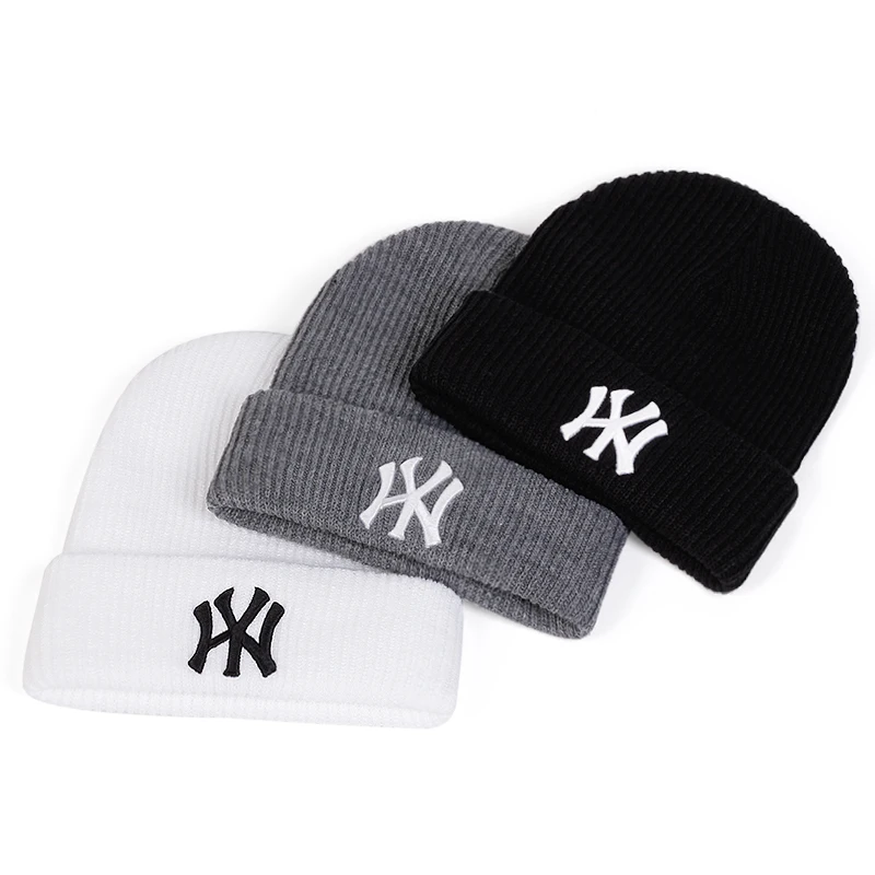 YUSSTAR Slouchy Knit Beanie With Brim - Visor Bill Baggy Winter Hat For Women (Beige) - View #3