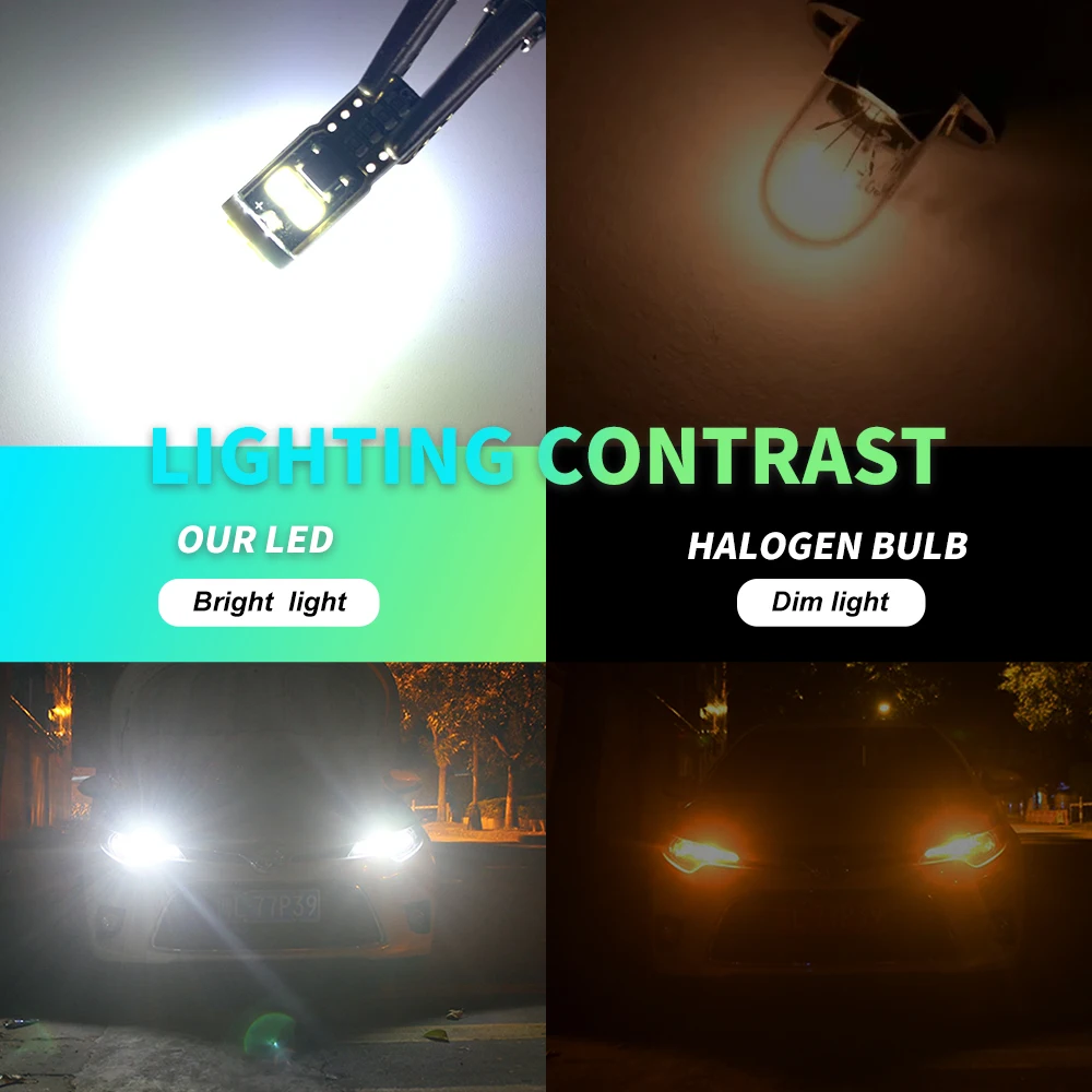  Ʈ LED ڵ  , ڵ   ̵ , ĵ  , , , , T10, W5W, 3030, 6smd, 10 