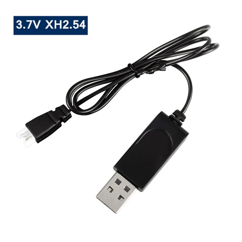 Drone Battery Charger Lipo Battery Charger 3.7V XH2.54 LiPo Battery USB Charger Cable with XH2.54 Connector for RC Car Boat Rock Crawler FPV Drone Quadcopter