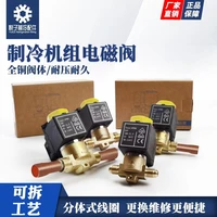 Stockage au froid, généralement fermé, une voie, réfrigération bidirectionnelle, climatisation, bobine d'électrovanne 12v 24v, unité de réfrigération Freon v 1