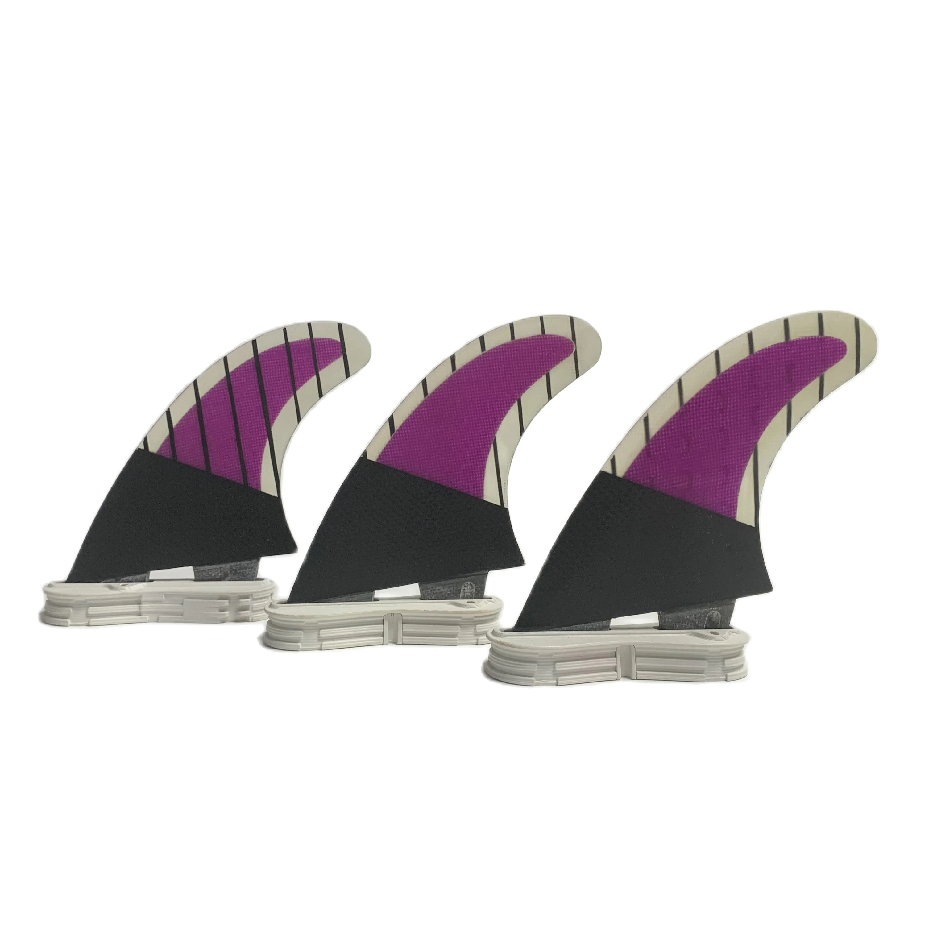 RISECE FCS 2 Honeycomb Surfboard Fin Click Tab Carbon Fiber G7/G5/G3 L/M/S Size Tri Fins 3PC/SET