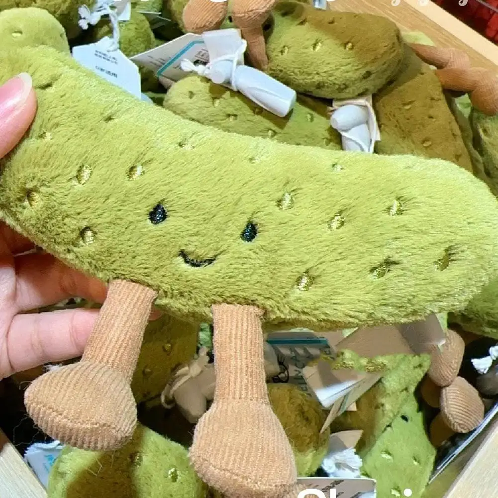 Plush Toy Plush Doll Toy Plush Doll Creative Pickled Cucumber Shaped Plush Toys Simulated Cucumber Doll Sofa Home Bedside Pillow Ornaments
