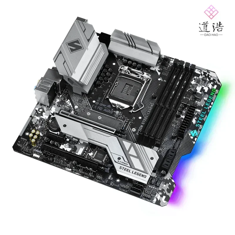 For Asrock B460M STEEL LEGEND Motherboard 128GB HDMI M.2 LGA 1200 DDR4 Micro ATX B460 Mainboard 5 For Asrock B460M STEEL LEGEND Motherboard 128GB HDMI M.2 LGA 1200 DDR4 Micro ATX B460 Mainboard - Image 3
