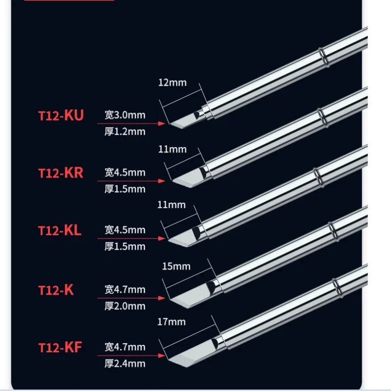 Soldering Iron T12 Soldering Solder Iron Tips For Hakko FX951 STC AND STM32 OLED Soldering Station Electric Iron