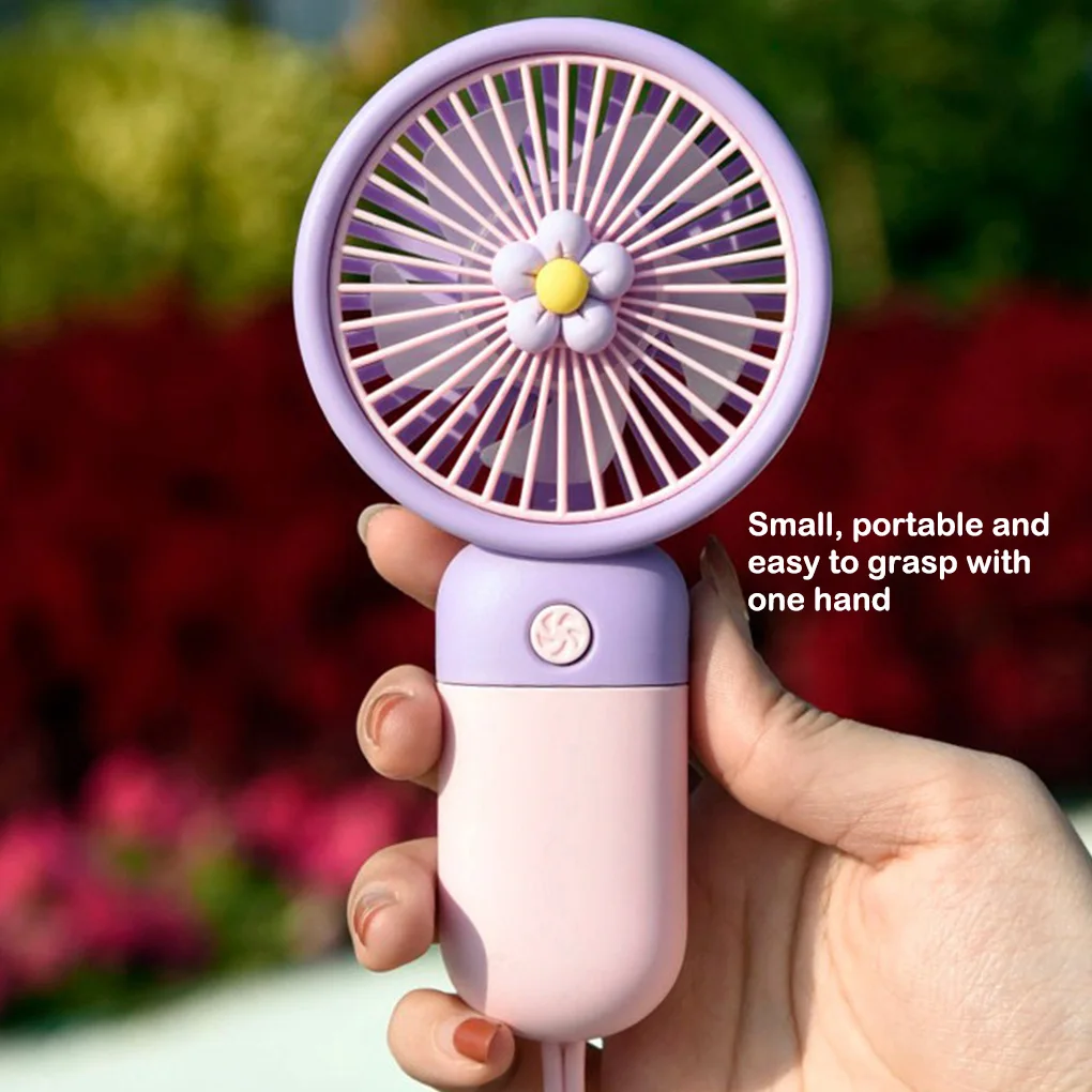 Handheld Mini Fans USB Rechargeable Small Electric Fan Student Pocket Portable Fan Mini Portable Air Conditioner