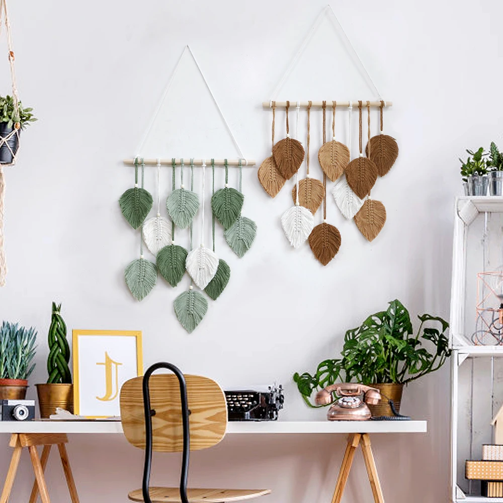 Leaf Macrame Tapestry 13