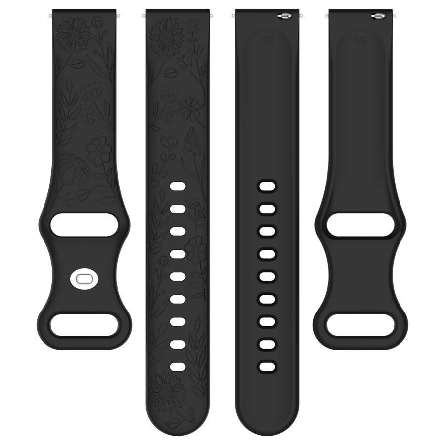 Versatile Silicone Watch Strap - Multi-Size Adjustable Wristband