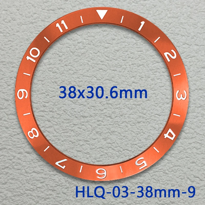 High-Quality Alloy Watch Bezel Insert 38mm x 30.6mm