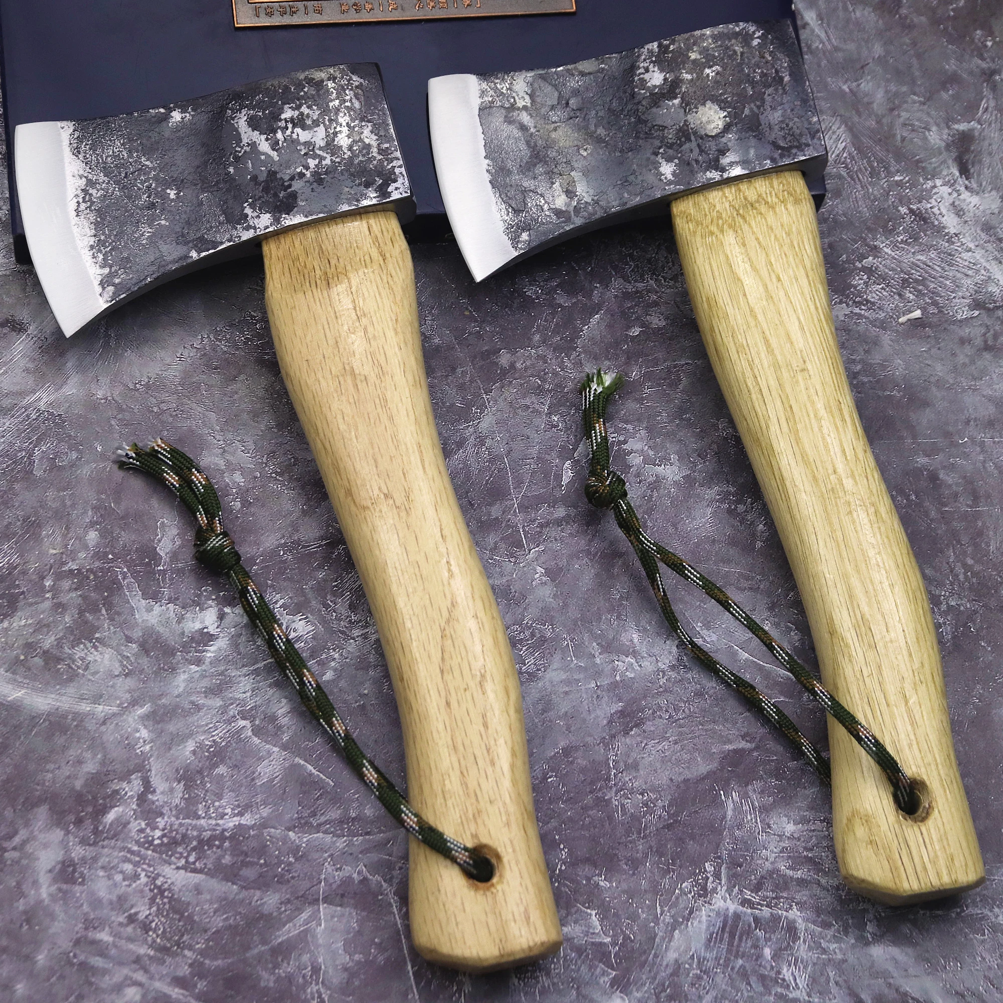 WPKOPYA  Japan imported 440c steel hand forging quenching high hardness tactical axe, forest logging axe, outdoor tool axe 2