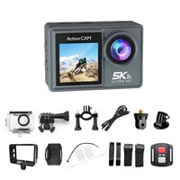 A15R -Wifi Anti-Shake Action Camera 5K 30FPS Dual Screen 170° Wide Angle 30M Waterproof Sport Camera With Remote Control 1