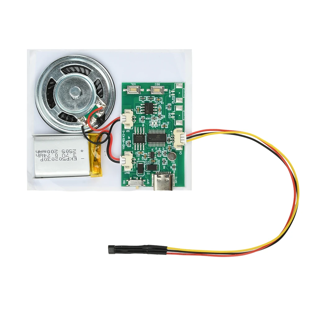 DIY recording and playback module 8M USB Recordable Birthday Card Music Voice Module Chip for DIY Voice Audio toy Greeting Card