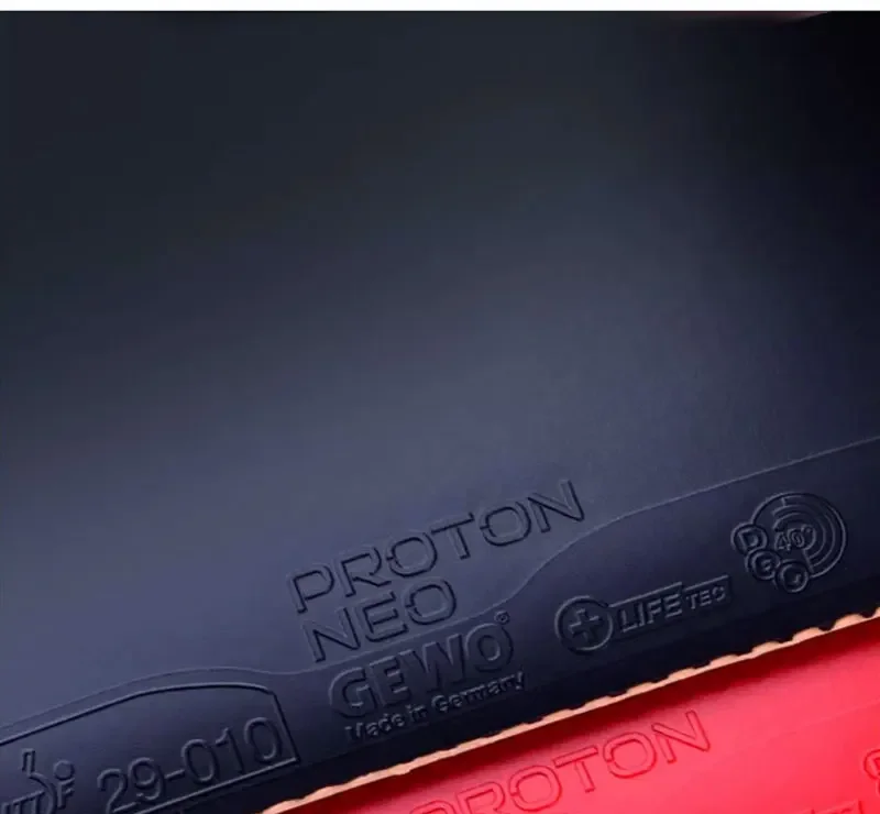 Original GEWO PROTON NEO 450/470 Table Tennis Rubber Non-sticky Tense Ping Pong Rubber Sheet with Pre-tuned High Dense Sponge