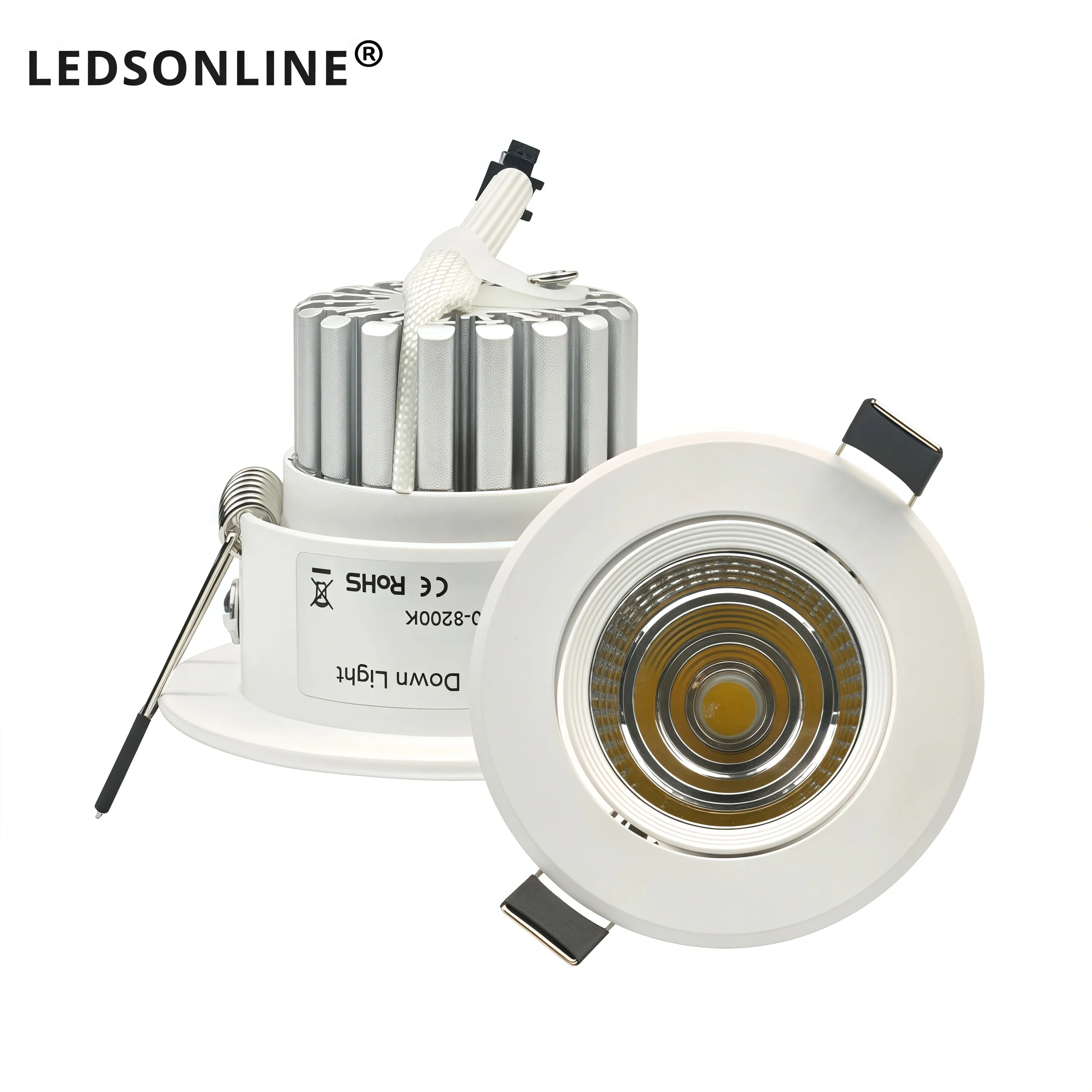 5W Anti-glare Downlights LED Spot Light Ceiling Dimmable Interieur Encastrable with Driver 110V 220V Home Decor 6pcs get 10% off