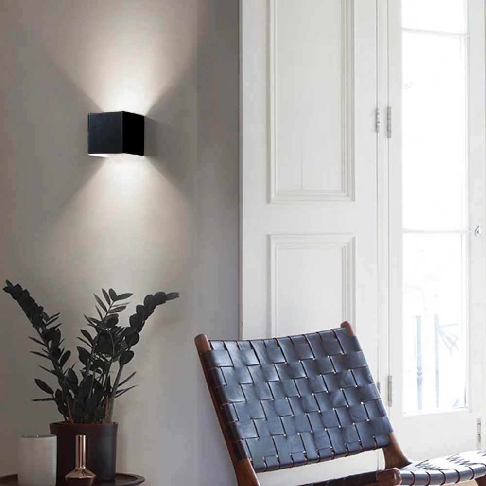 Lâmpada de Parede ao ar Iluminação para Cima e para Baixo Decoração da Escada Lâmpadas de Parede Luz da Parede Arandela Livre Interior Jardim Luzes Luminárias Alumínio 6w Led 21 Online shopping