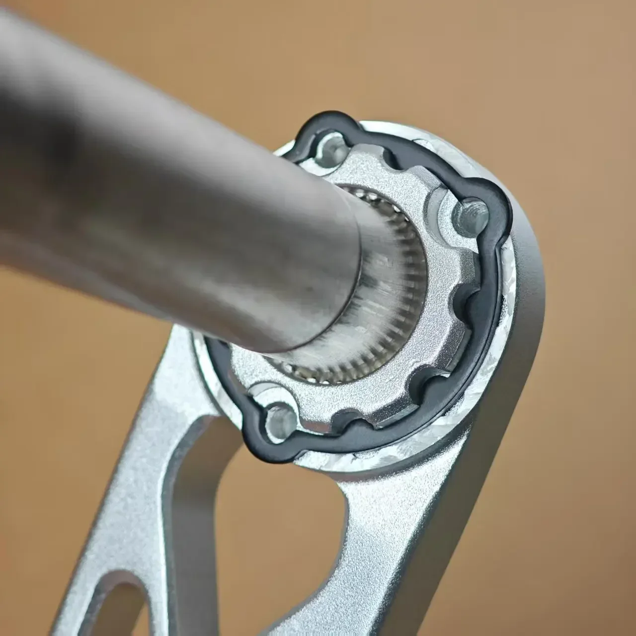 Premium Aluminum Alloy Crank Washer - Adjustable Thickness Bicycle Part