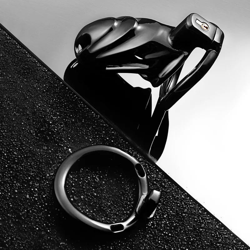 New Male Metal Chastity Cage Erotic Urethral Lock Cock Cage with 3 Sizes Penis Rings Abstinence Adults Sex Toys for Men Gay