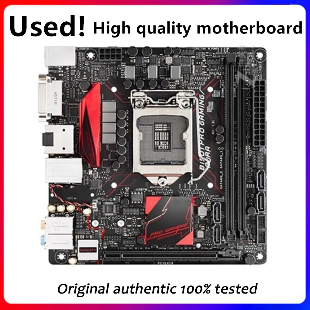 Per B150I Pro Gaming/Aura Originale Usato Desktop Intel B150 32G Ddr4 Scheda Madre Lga 1151 I7/I5/I3 Usb3.0 Sata3