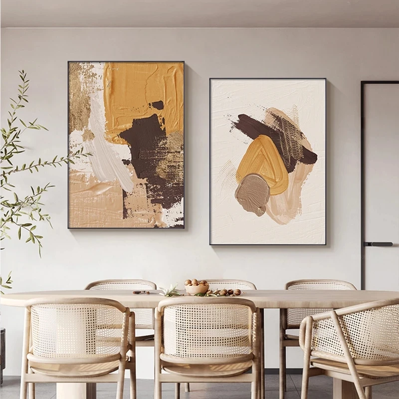 AbstractEarthTonesCanvasPaintingsforLivingRoomBedroomPosters