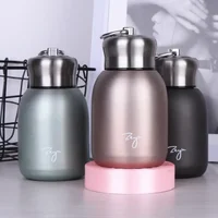 300ML Mini Coffee Vacuum Flasks Lovely Stainless Steel Thermos Portable Travel Water Bottle With Lid Cups sublimation tumbler 1