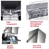 Big Freestanding Sanitizing Semi Automatic Uncovered Hood Type Commercial Washing Dish Dishwasher Machine For Restaurant 3