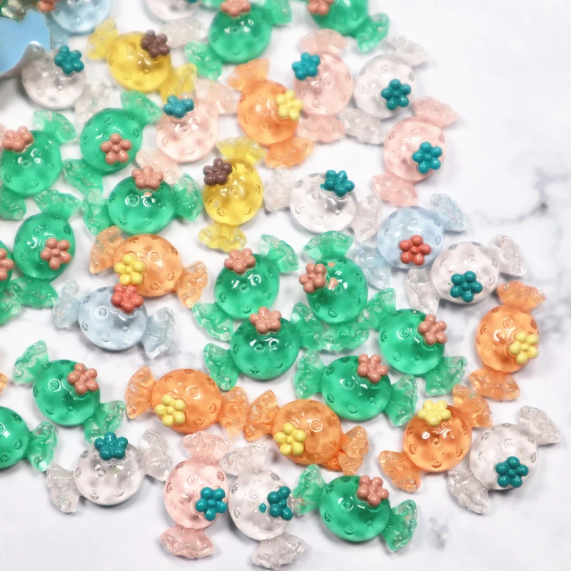 Cute Resin Candy For Nails Jewelry Kawaii Cartoon Sweet Candy Manicure Decals Nail Art Decoration Accessories| | - AliExpress