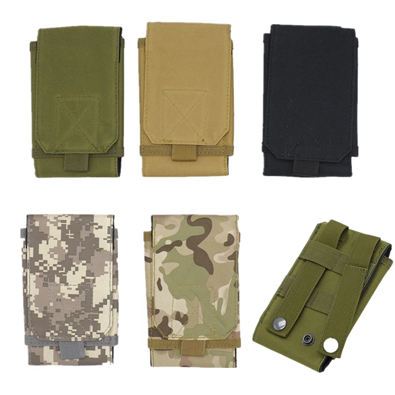 Tactical Belt Phone Case Camo Belt Pouch Bag Pack Military Tactical