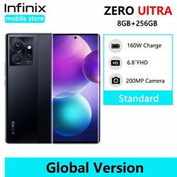 infinix Zero Ultra 8GB 256GB 5G Smartphone D920 6nm 5G Processor 180W Thunder Charge Mobile Phone 200MP 6.8