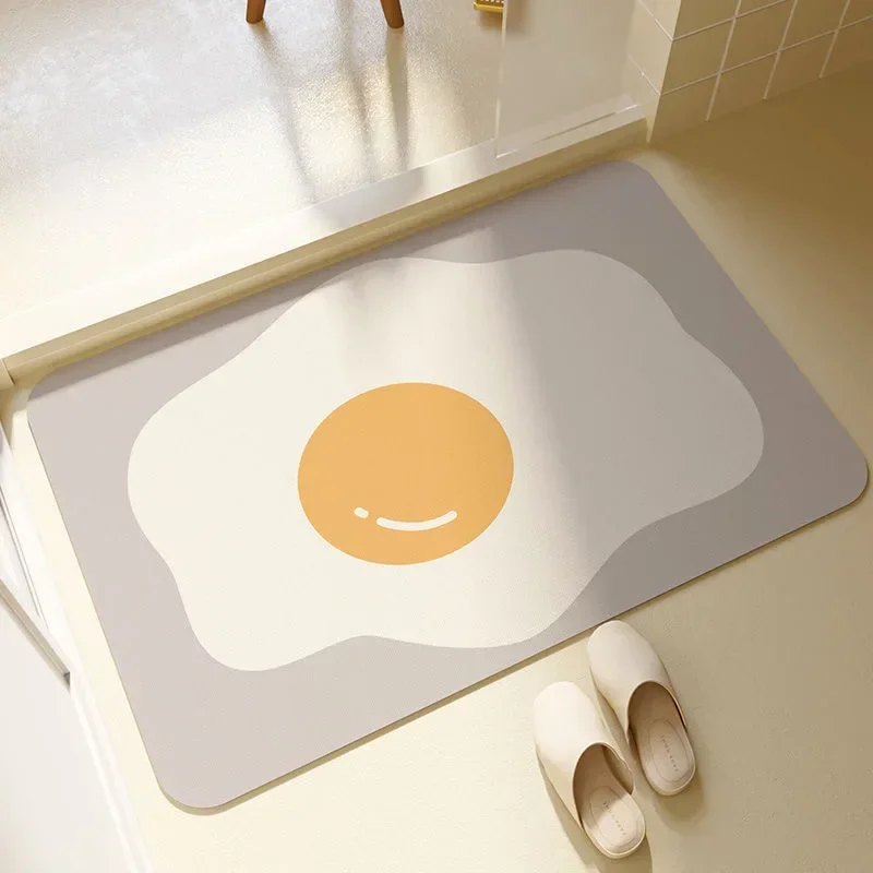 

kitchen bathroom entrance, soft and non slip bathroom floor mat