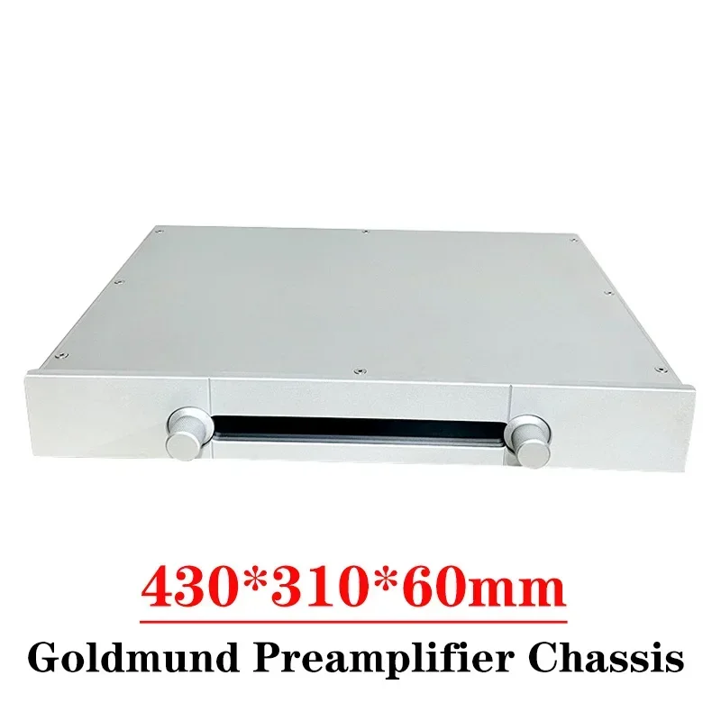 

430*310*60mm All Aluminum Power Amplifier Chassis Enclosure Goldmund Preamplifier Case Diy Audio Amplifier Shell