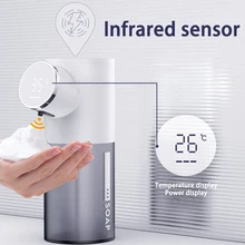 

TOP Quality Automatic Foam Soap Dispensers Bathroom Smart Washing Hand Machine With USB Charging for Bathroom Kitchen