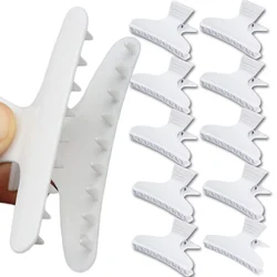 Elegant Butterfly Hair Clips for Women and Girls - Stylish Hairpins and Clamps for Salon - Quality Styling (White)