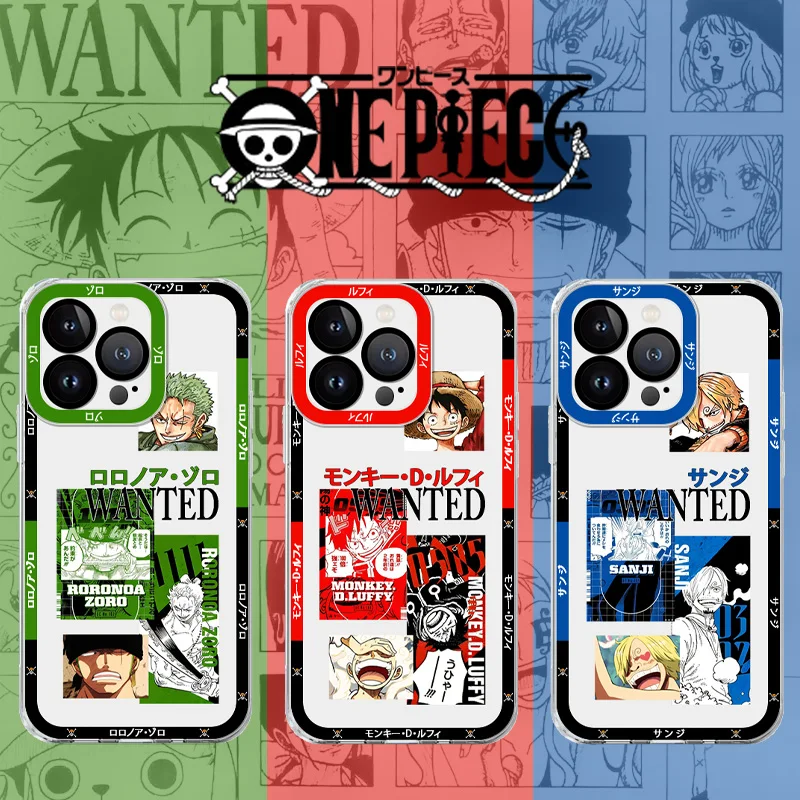 Cartoon Soft Silicone Clear Phone Case with Transparent Back Cover