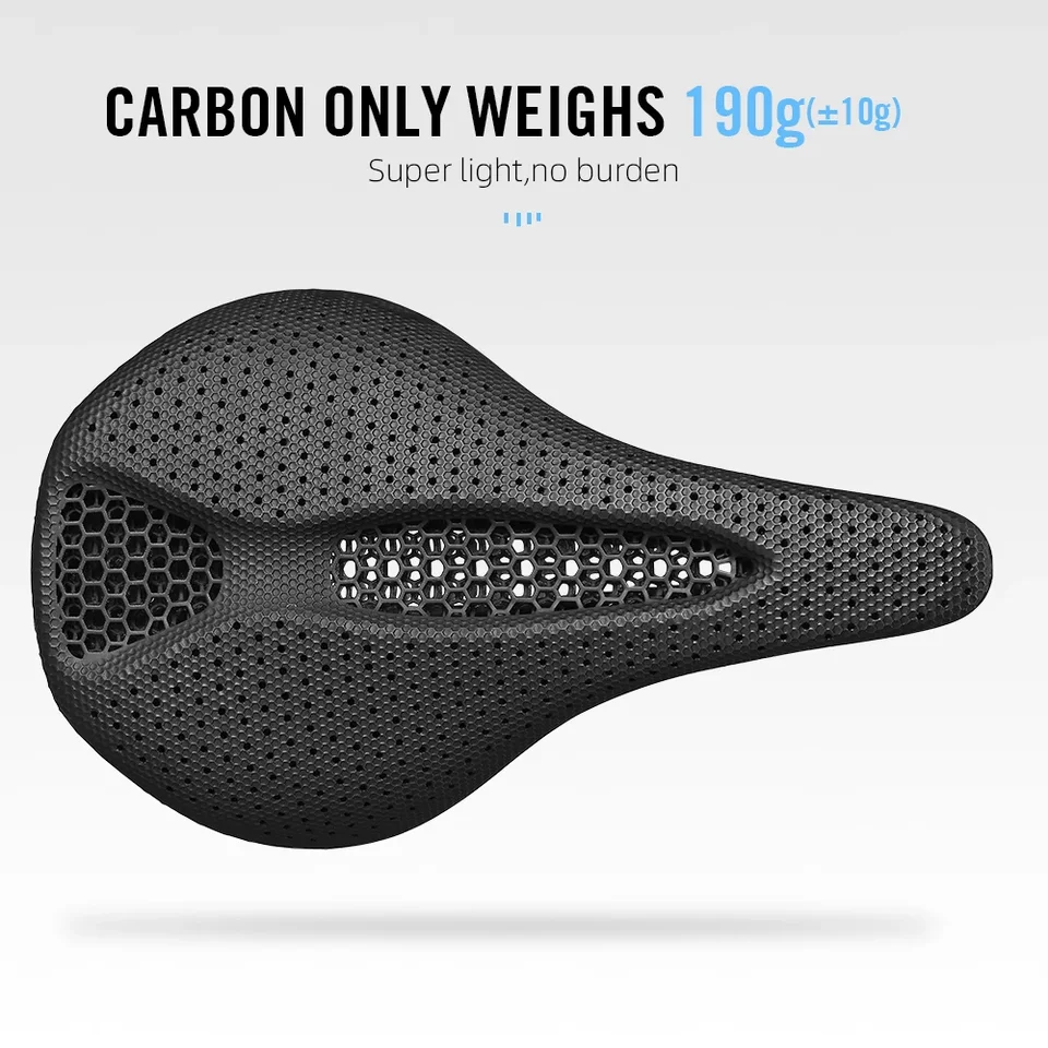 RYET カーボン 3D プリントサドル 145/155 ミリメートル 7*9 自転車