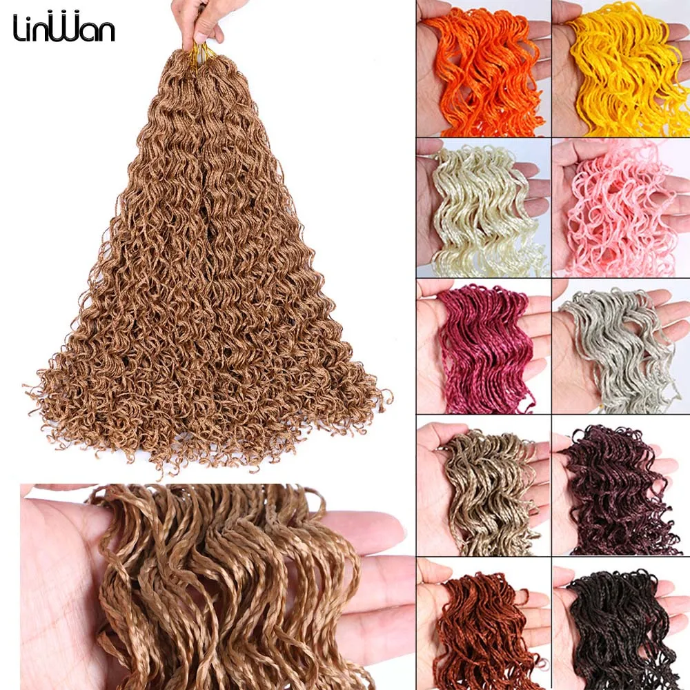 Zizi Braids Thin Micro Crochet Box Braids Synthetic Hair Extensions Gray Purple Pink Blonde Brown Chestnut Crochet Hair Linwan 4