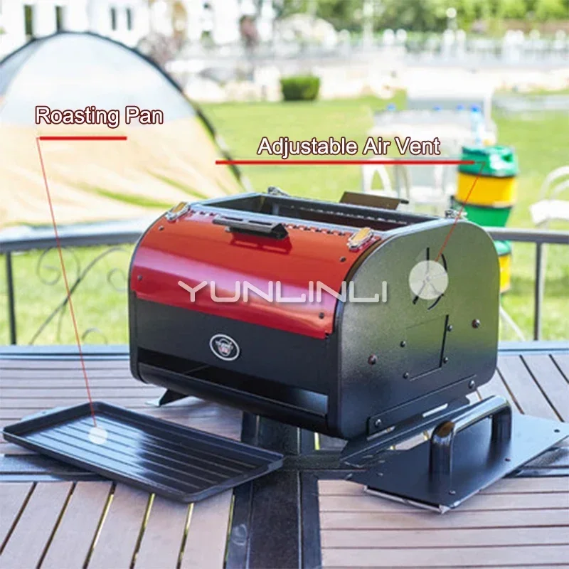 Barbecue Grill For Home/Outdoor Electric/Charcoal BBQ Oven Smokeless BBQ Grill CR0002KL 2