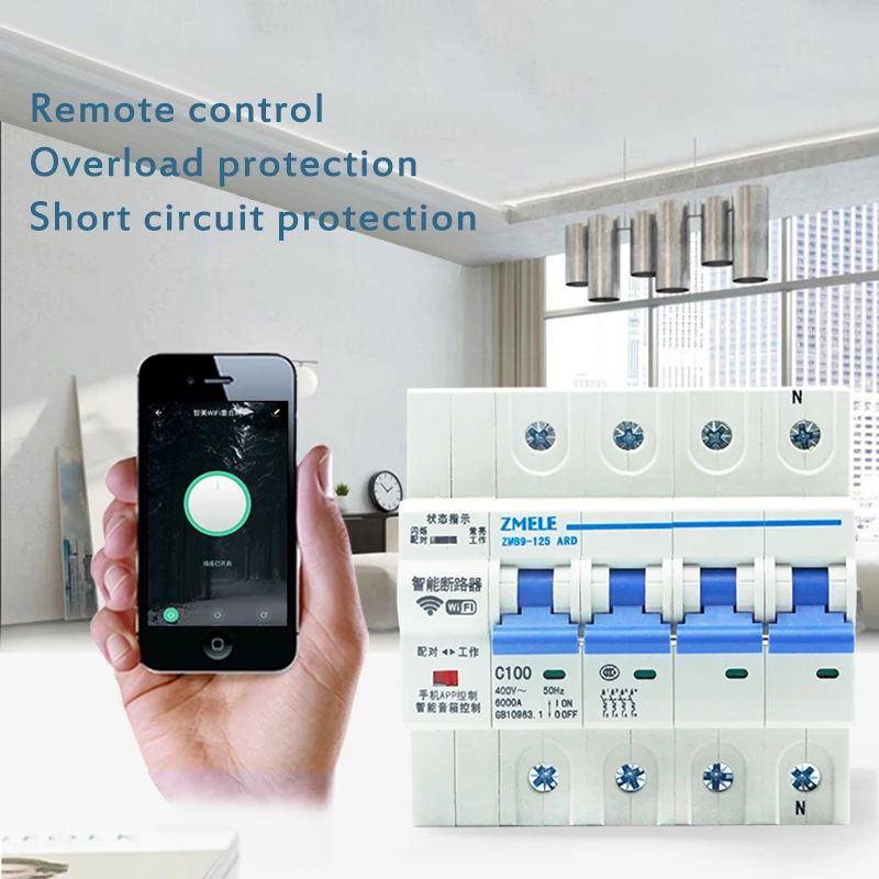 

Power Switch Wireless Power On/off Smartphone Controlled Timer Function Wifi Circuit Breaker With Timer Function Remote Control